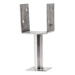 Full Stirrup Post Support Stainless Steel