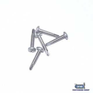 6G Pan Phillips Self Drilling Screws Stainless Steel