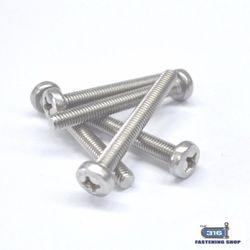 M6 Metal Thread Pan Slot Head Screws