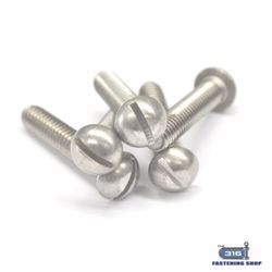 3\8BSW Metal Thread Round Slot Head Screw