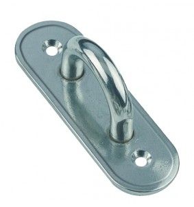 thumbnail image 2 of Marinetech 316 Stainless Steel Pad Eyes - 8 Pack - 5mm X 35x30mm - Marine Rigging 2 of 4