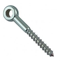 Screw Eye, Forged M6 x 55 316