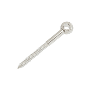 Screw Eye, Forged M6 x 40 316