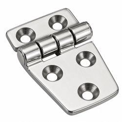 Hinge, Flat Fit Unequal 71mm 316
