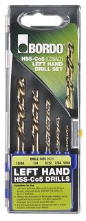 HSS Cobalt Left Hand Jobber Drill Set