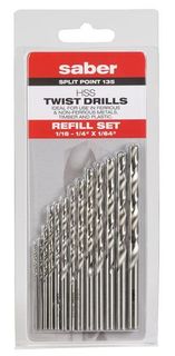 Saber Refill Drill Set Imperial 13pce
