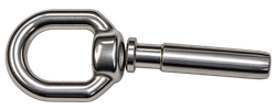 Gate Eye D Single Swivel with 5/32 Stud (D and Stud)