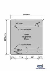 Glass 12mm Offset,st/off 950 x 1280