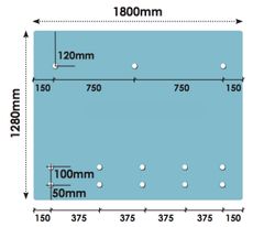 Glass 12mm Offset,st/off 1800 x 1280