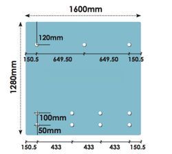 Glass 12mm Offset,st/off 1600 x 1280