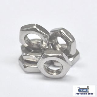 BSW Hex Stud Nuts Stainless Steel