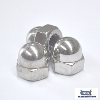 Imperial Dome Nuts Stainless Steel Solid