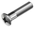 Metal Thread Raised CSK Phillips Head Screw