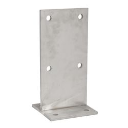 T BLADE POST SUPPORT 180X180 X 350MM 304