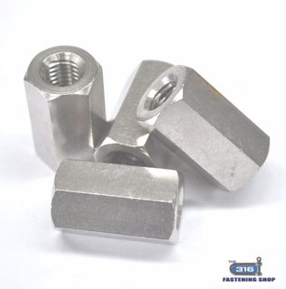 Hex Coupling Nuts Metric Stainless Steel