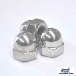 Nut Dome 1/4UNC Solid 316 x 1