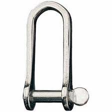 Shackle Long Dee, Pin 3/16"