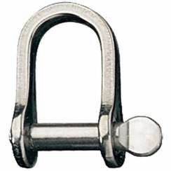 Shackle, Standard Dee, Pin 3/16"