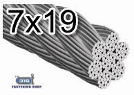 7 X 19 WIRE ROPE 1M