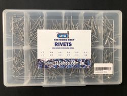 Rivet Assortment Tray 361pce