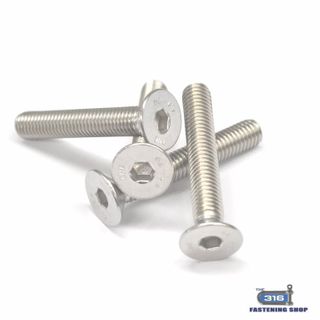 Socket Scr CSK M6X35 316 x 100