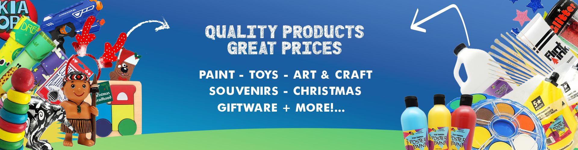 Paint, Art & Craft, Toys, Souvenirs, Stickers, Party