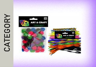 POM POMS & PIPE CLEANERS