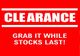 CLEARANCE
