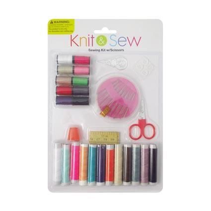 SEWING KIT WITH SCISSORS