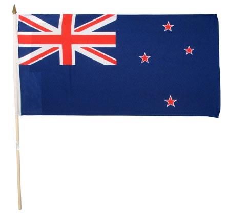 FLAG NZ HAND HELD 30X60CM