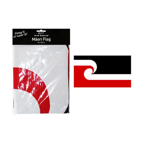 FLAG MAORI W 2 GROMMETS & VELCRO90X150CM