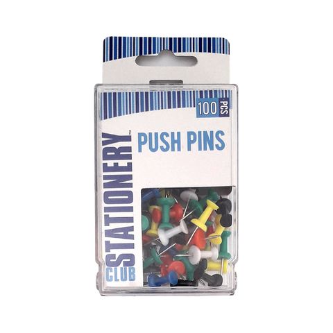 PUSH PINS 100PC