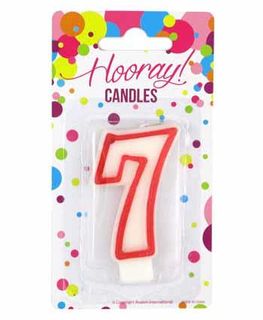 CANDLE NUMERAL 7