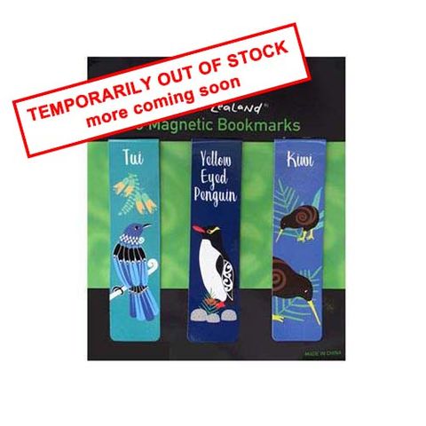 BOOKMARK MAGNETIC BIRDS OF NZ