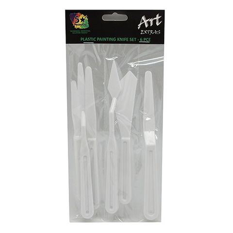 ART EXTRA PLASTIC KNIFE SET OF 6