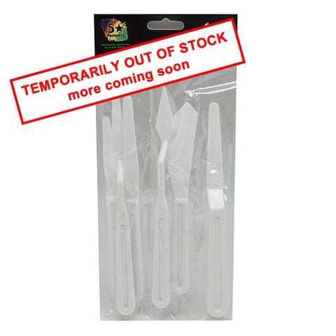 ART EXTRA PLASTIC KNIFE SET OF 6