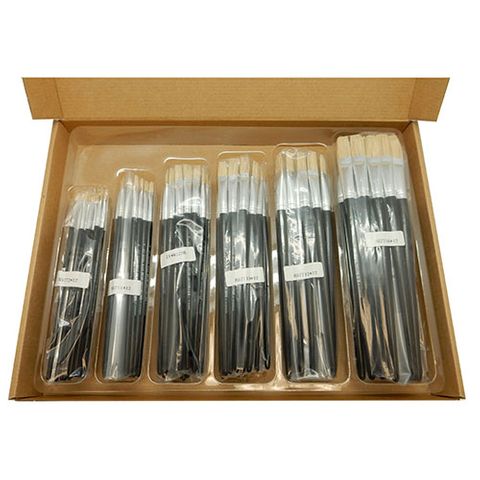 BRUSH CHINESE BRISTLE FLAT 577 CLASSROOM SET