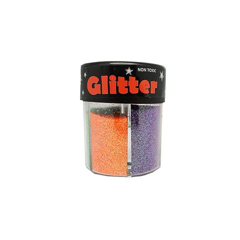 GLITTER POWDER 6IN1 SHAKER RAINBOW COLOU