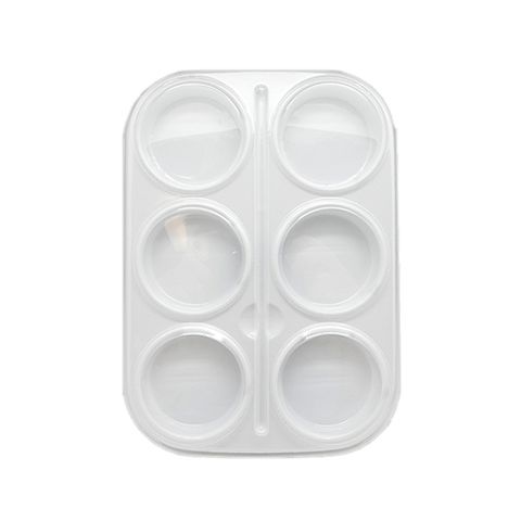 PAINT TRAY BASE WHITE 6 CUP