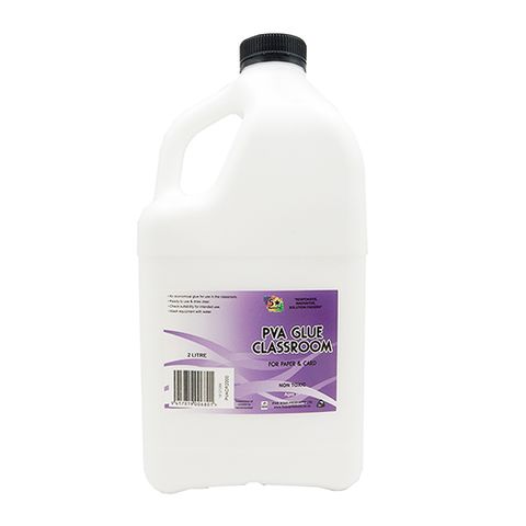 PVA GLUE - CLASSROOM 2 LITRE ECO BOTTLE