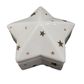 TRINKET BOX - WHITE WITH STARS CERAMIC 65 MM