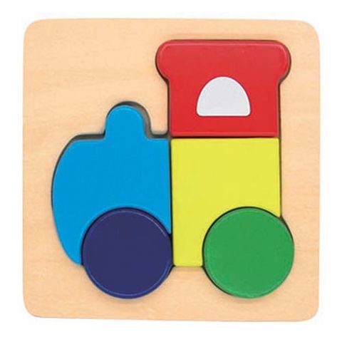 ELF WOODEN CHUNKY PUZZLE SMALL 5PCS TRAIN