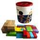 ELF WOODEN BLOCKS ASSTD 75 PCS