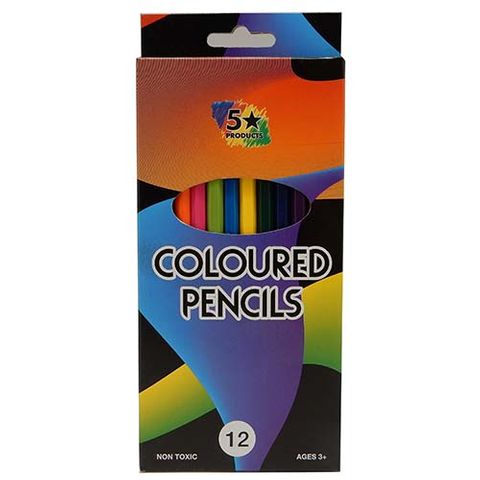 COLOUR PENCILS FULL LENGTH 12 PC