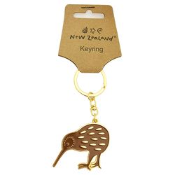 ENAMEL KEYRING NZ KIWI 5CM