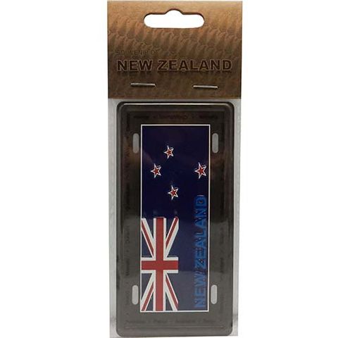 MAGNET LICENCE PLATE SMALL - NZ FLAG