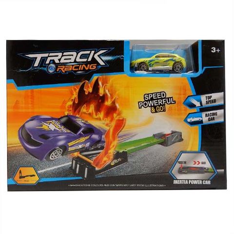 TRACK RACER JUMP SET WITH DIECAST CAR