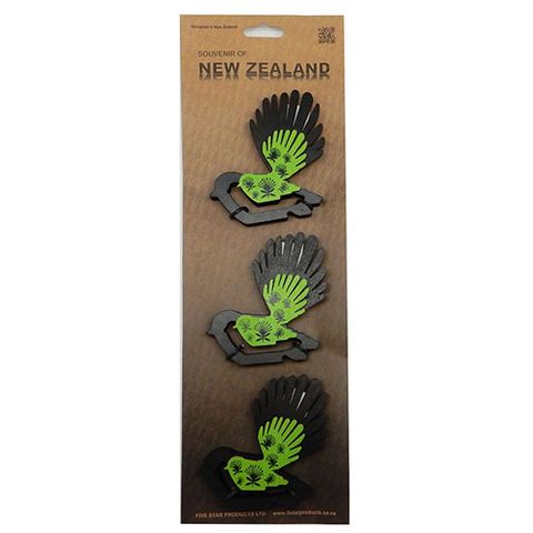 WOODEN FANTAILS - SET OF 3 SMALL