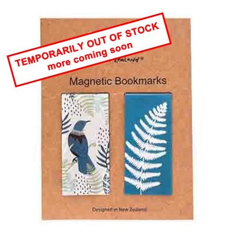 BOOKMARK MAGNETIC NZ TUI & FERN 2 PC