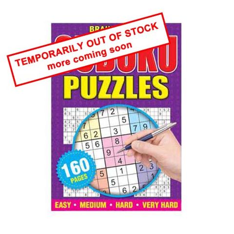 SUDOKU PUZZLE BOOK A5 160PG